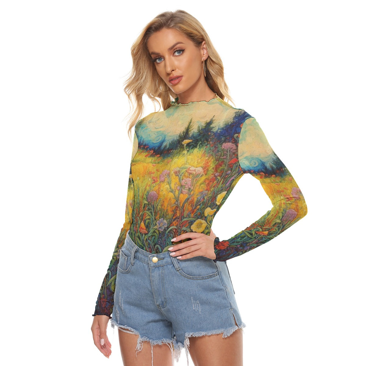 All-Over Print Women's Mesh T-shirt