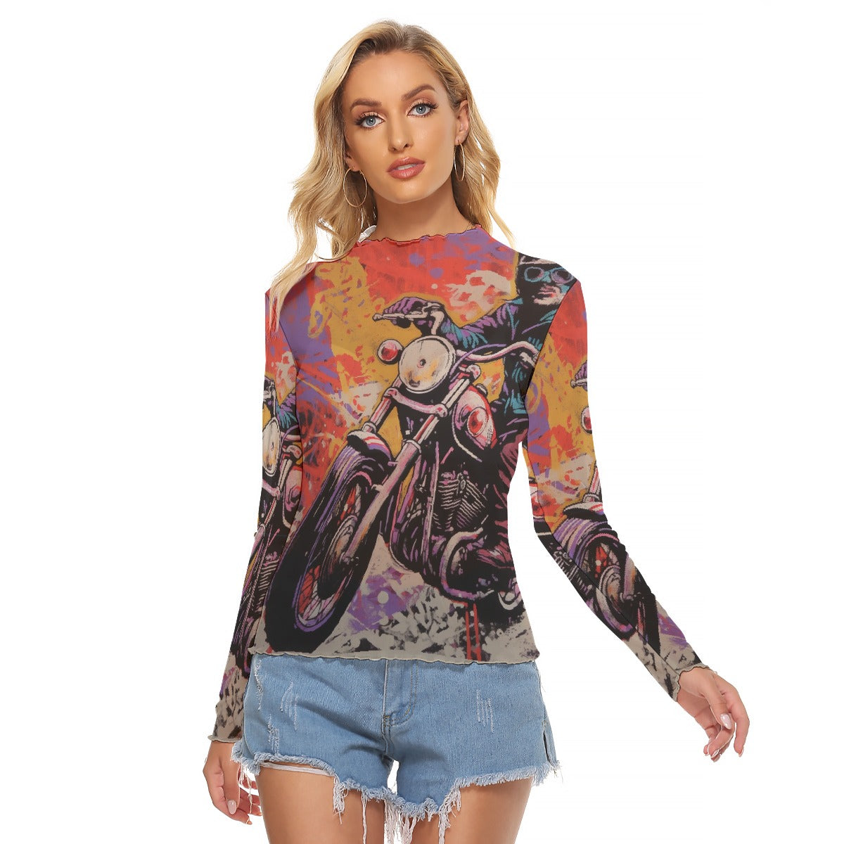 All-Over Print Women's Mesh T-shirt