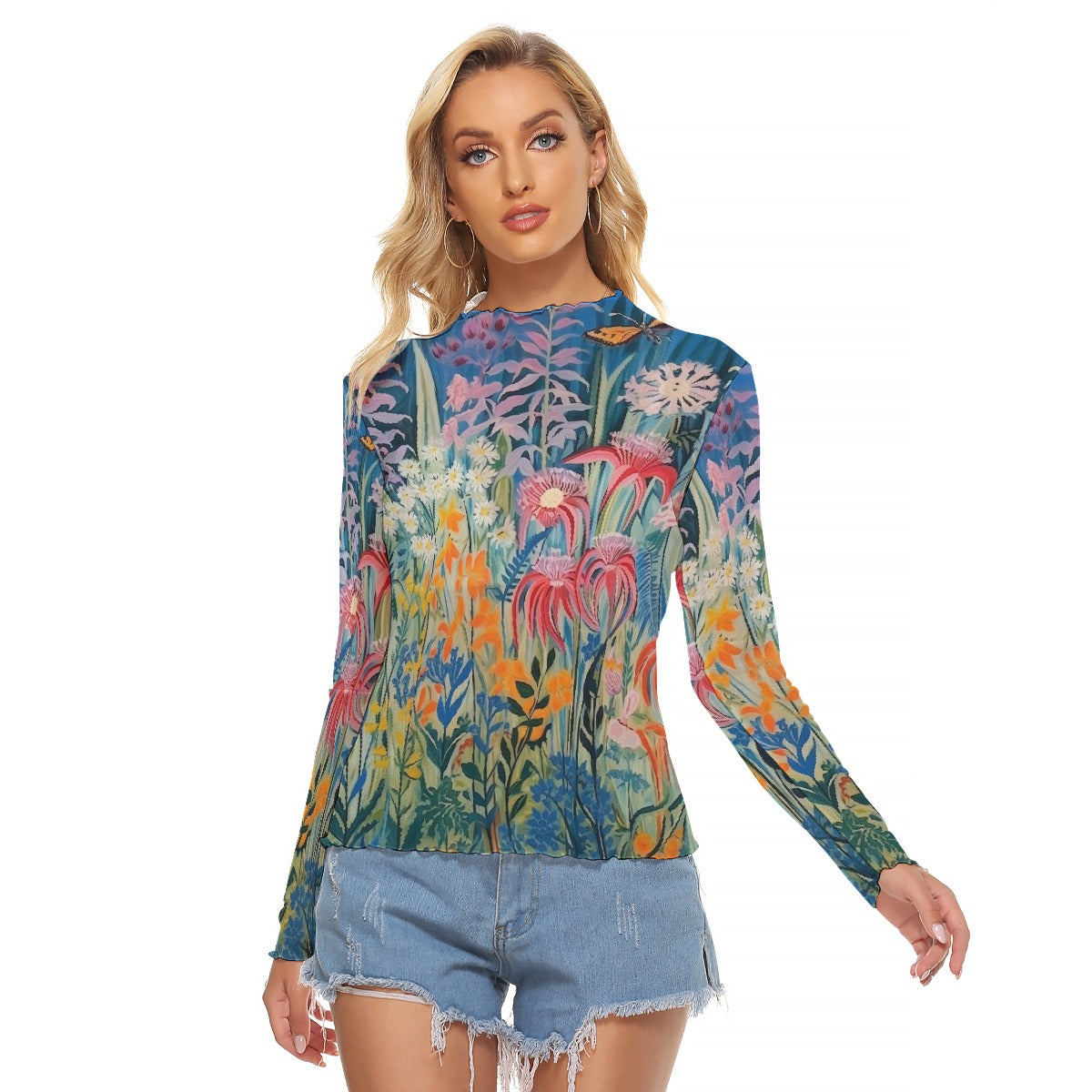 All-Over Print Women's Mesh T-shirt