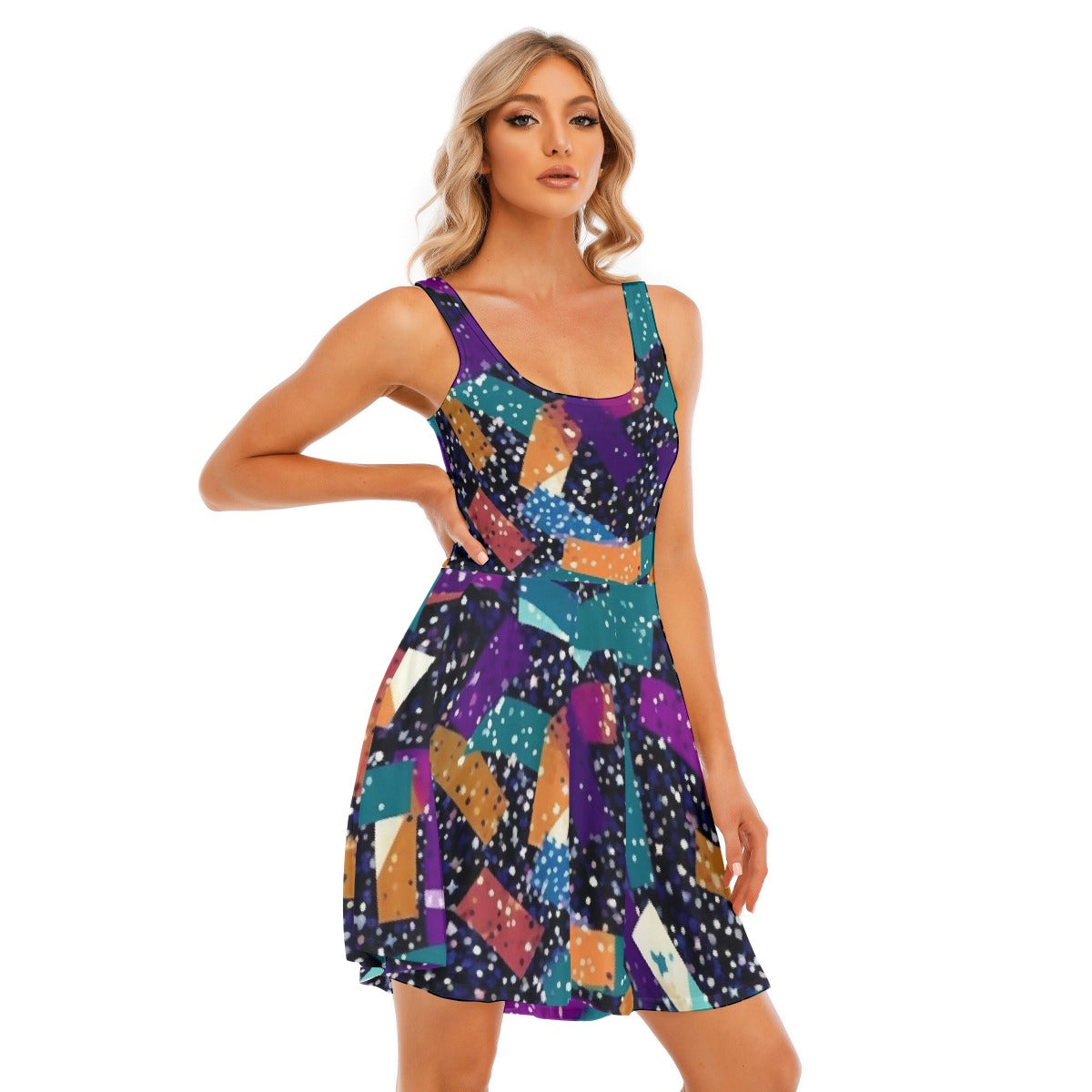 All-Over Print Women's Tank Vest Dress