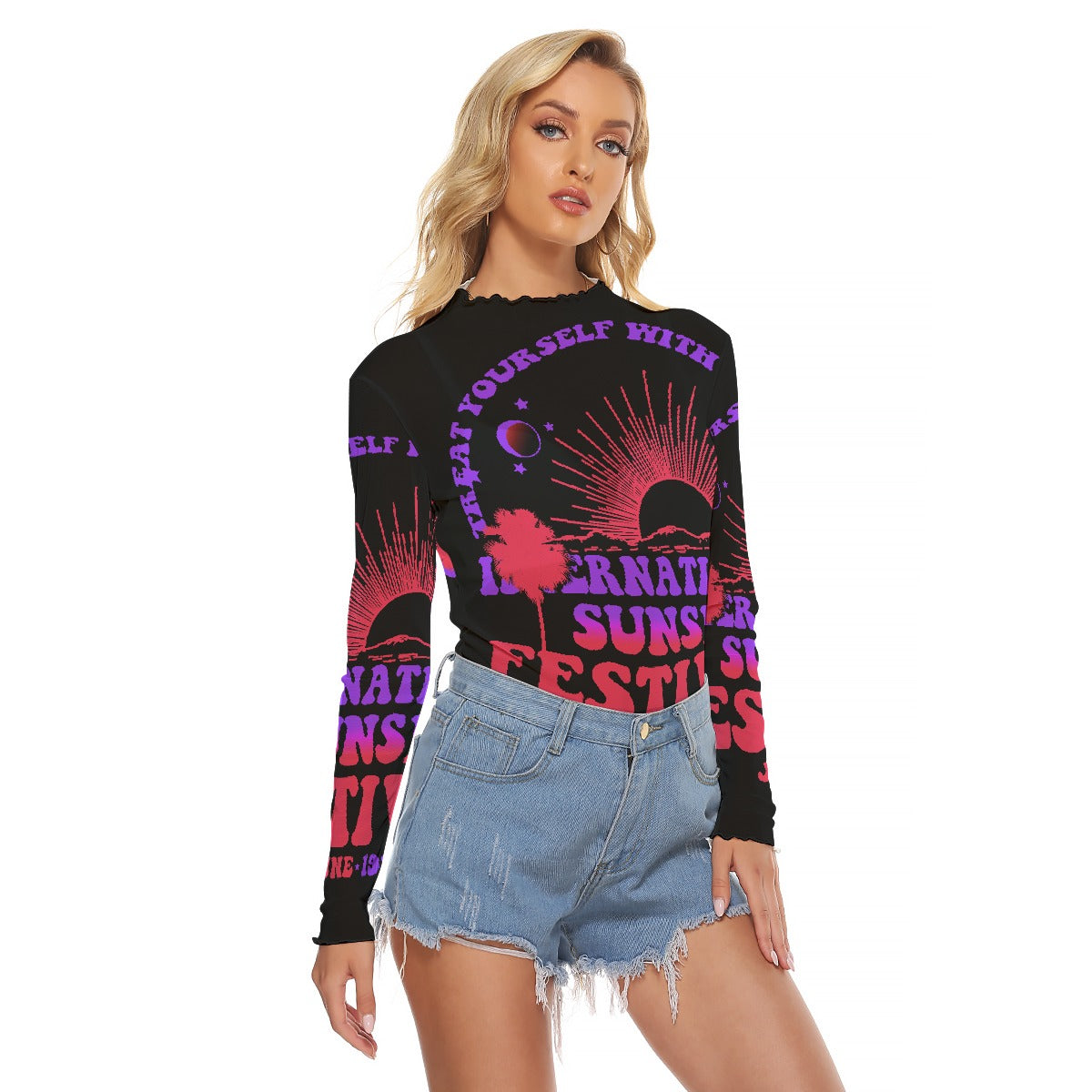 All-Over Print Women's Mesh T-shirt