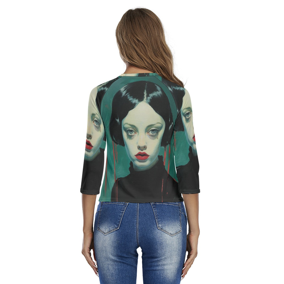 All-Over Print Women's Raglan Sleeves T-shirts