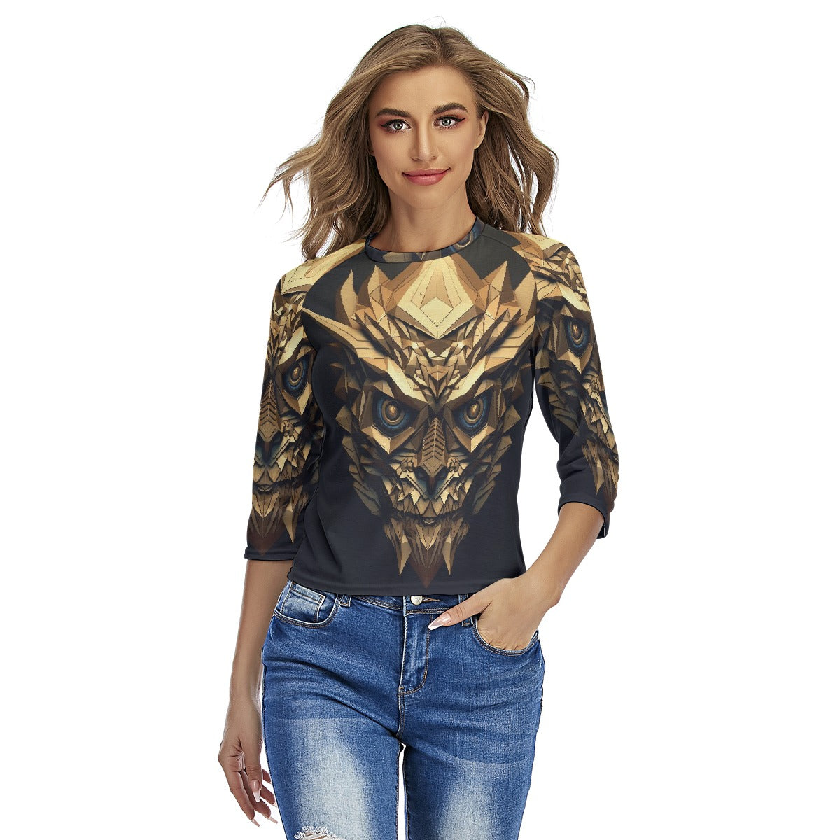 All-Over Print Women's Raglan Sleeves T-shirts