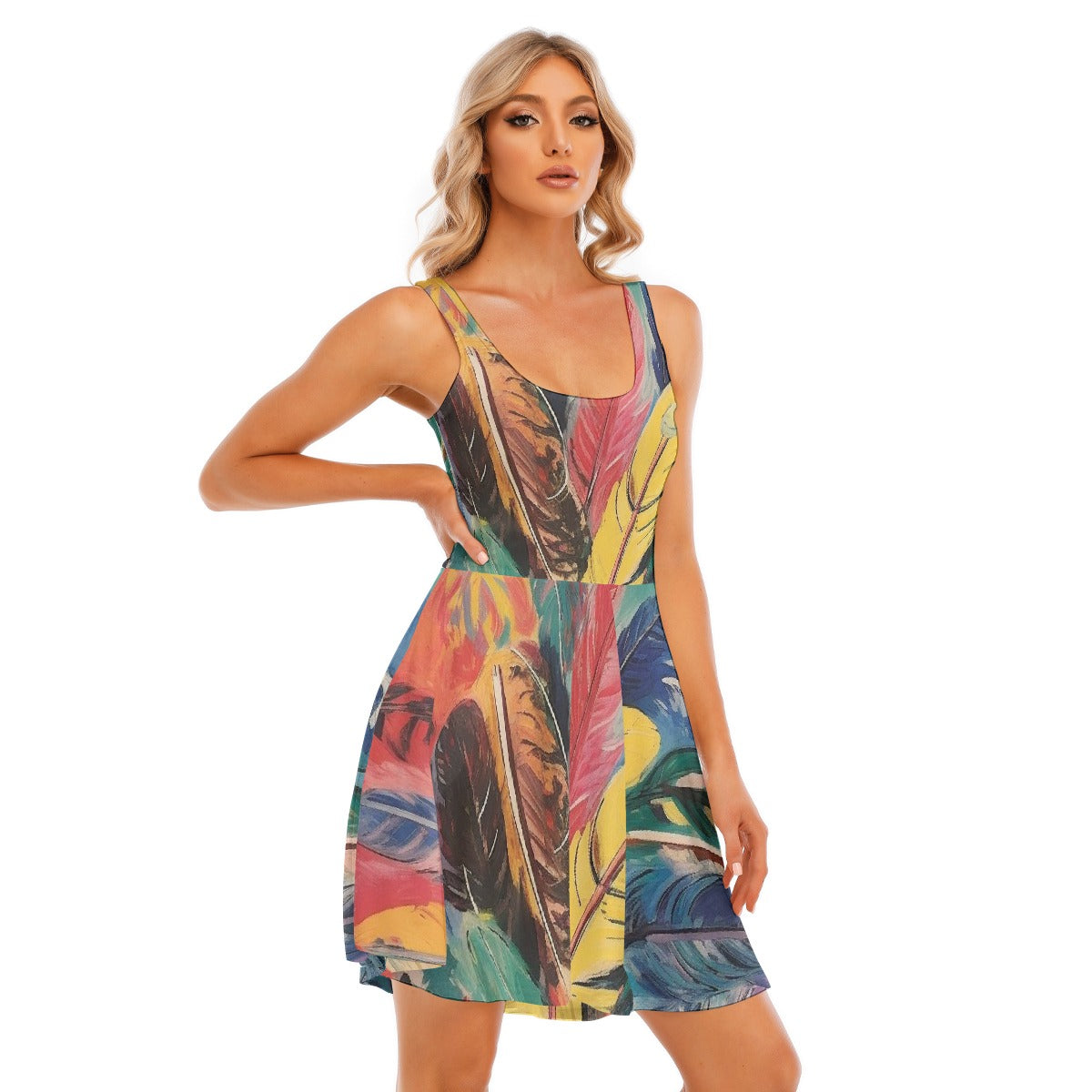 All-Over Print Women's Tank Vest Dress