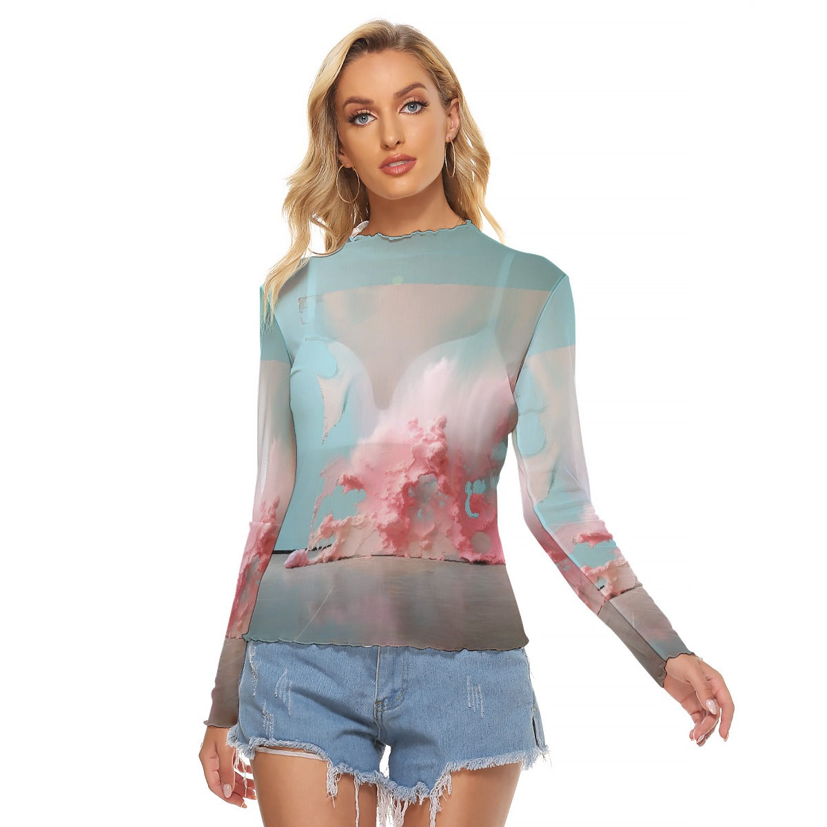 All-Over Print Women's Mesh T-shirt