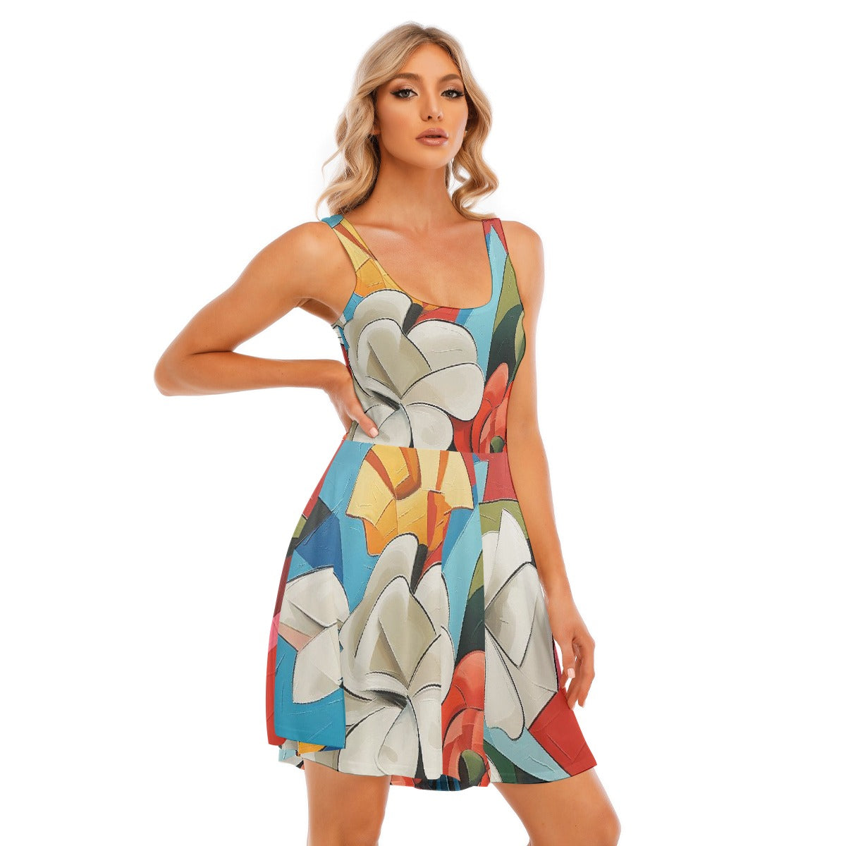 All-Over Print Women's Tank Vest Dress