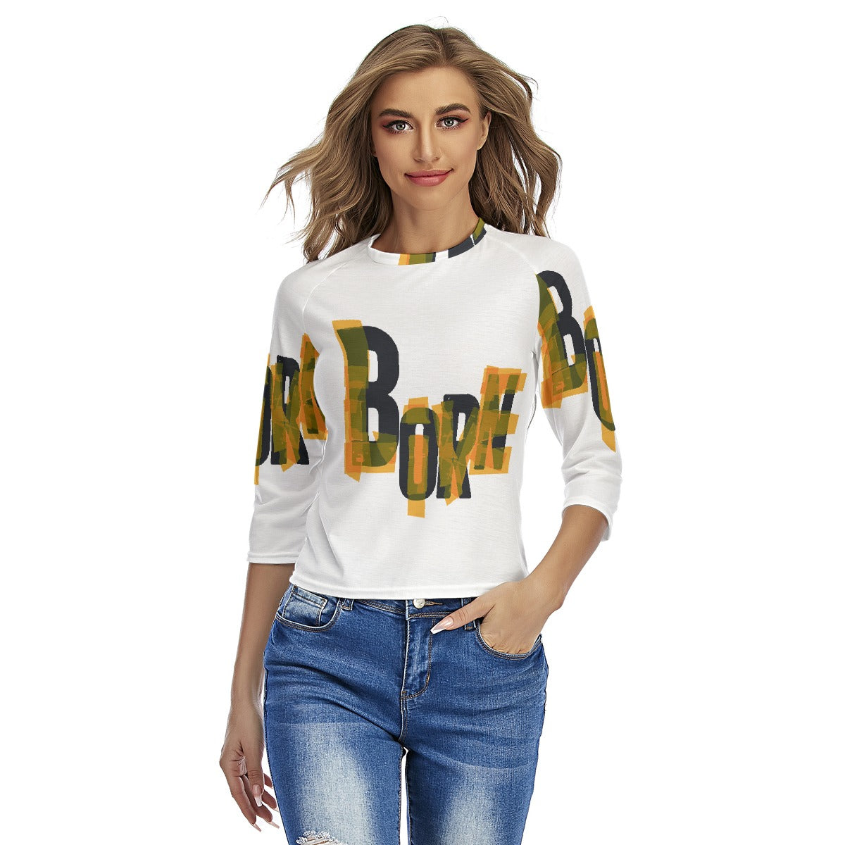 All-Over Print Women's Raglan Sleeves T-shirts