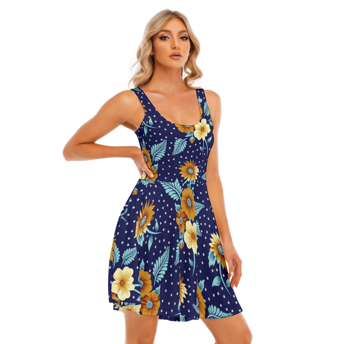 All-Over Print Women's Tank Vest Dress