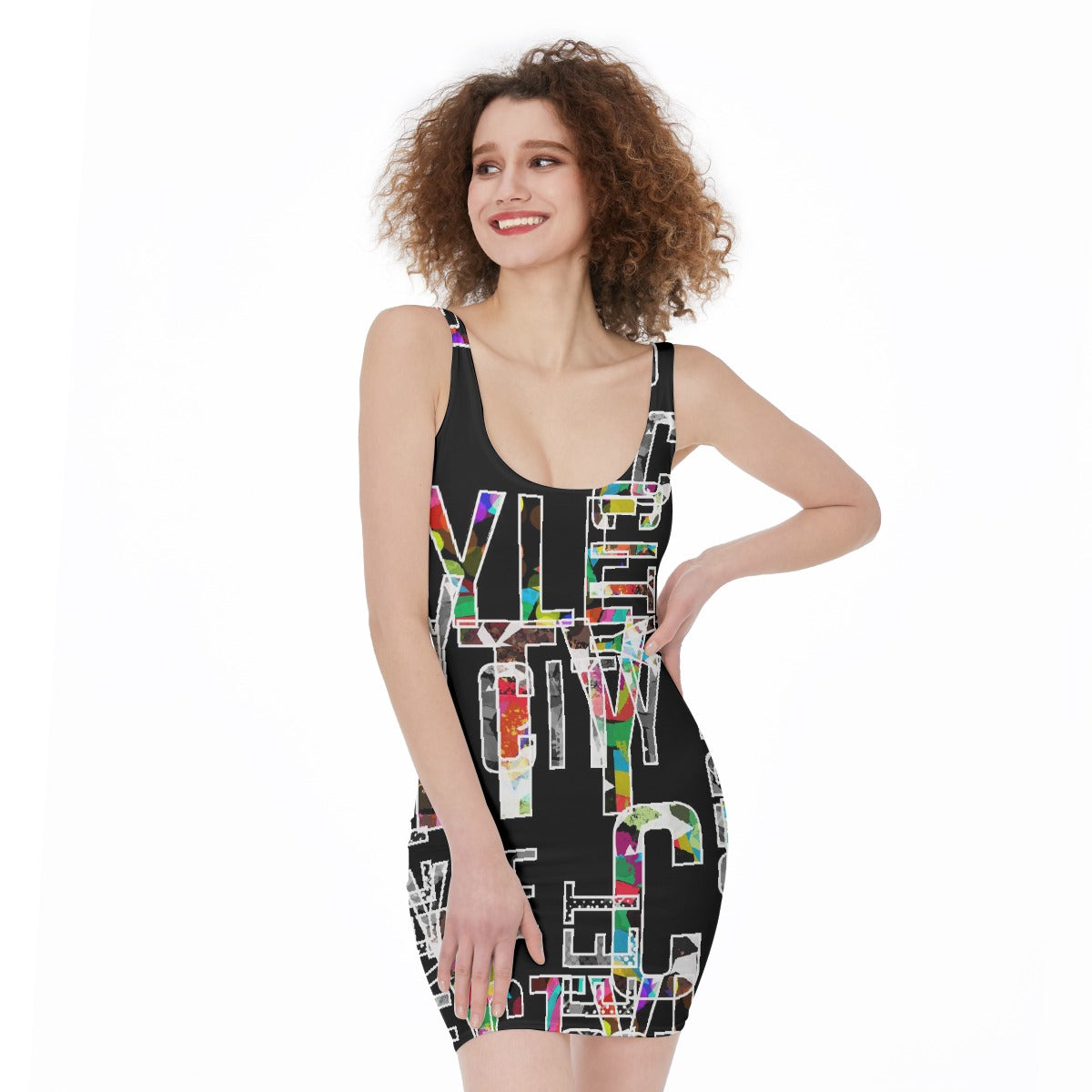 All-Over Print Women's Bodycon Dress