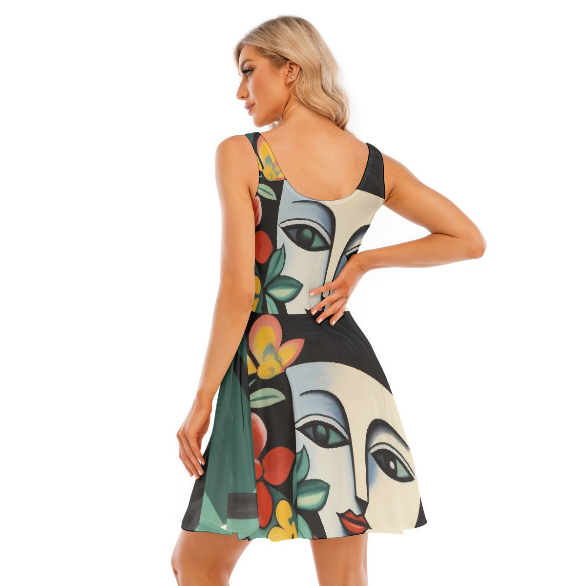 All-Over Print Women's Tank Vest Dress