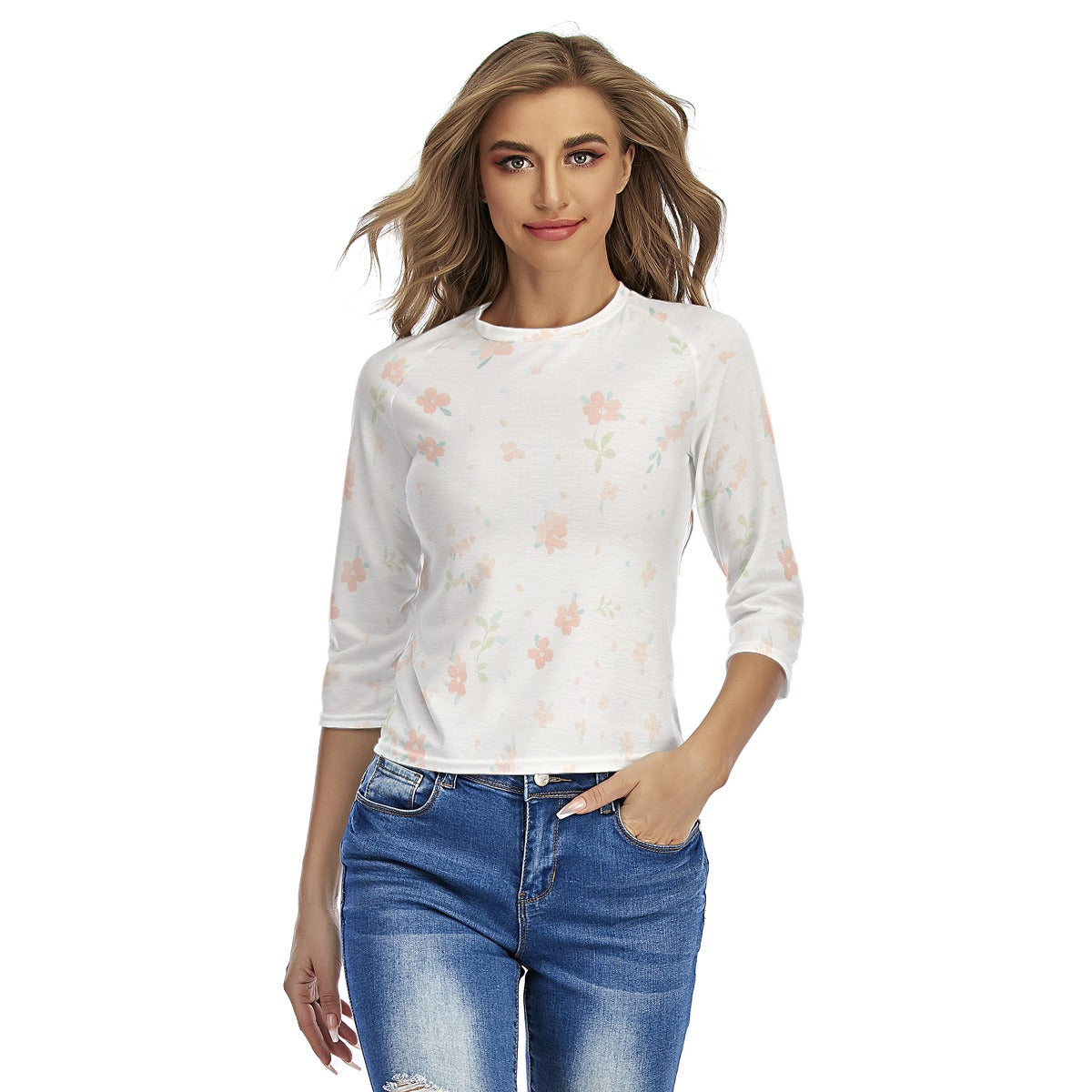 All-Over Print Women's Raglan Sleeves T-shirts