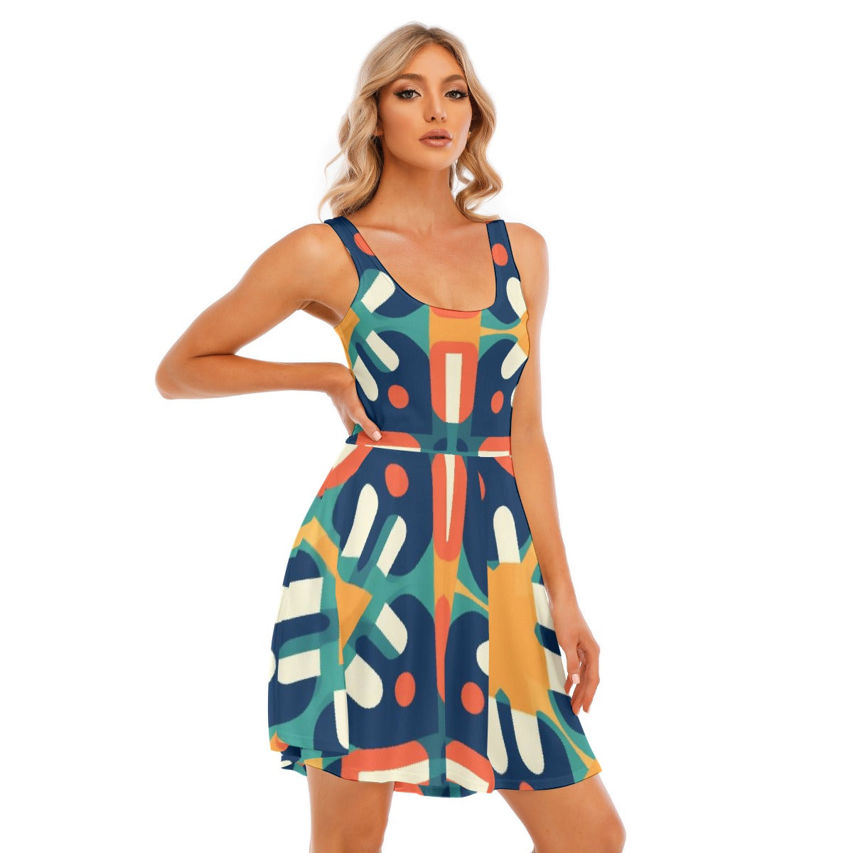 All-Over Print Women's Tank Vest Dress