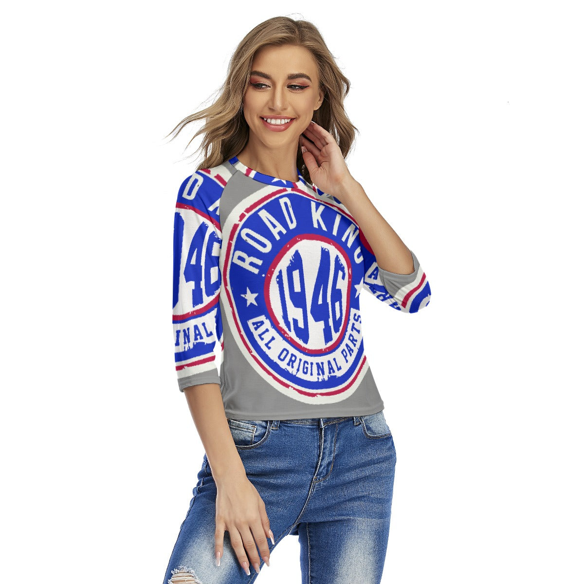 All-Over Print Women's Raglan Sleeves T-shirts