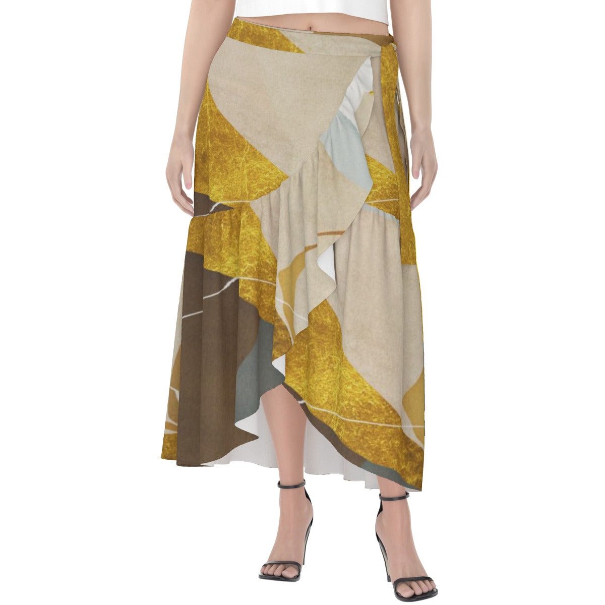 All-Over Print Women's Wrap Skirt