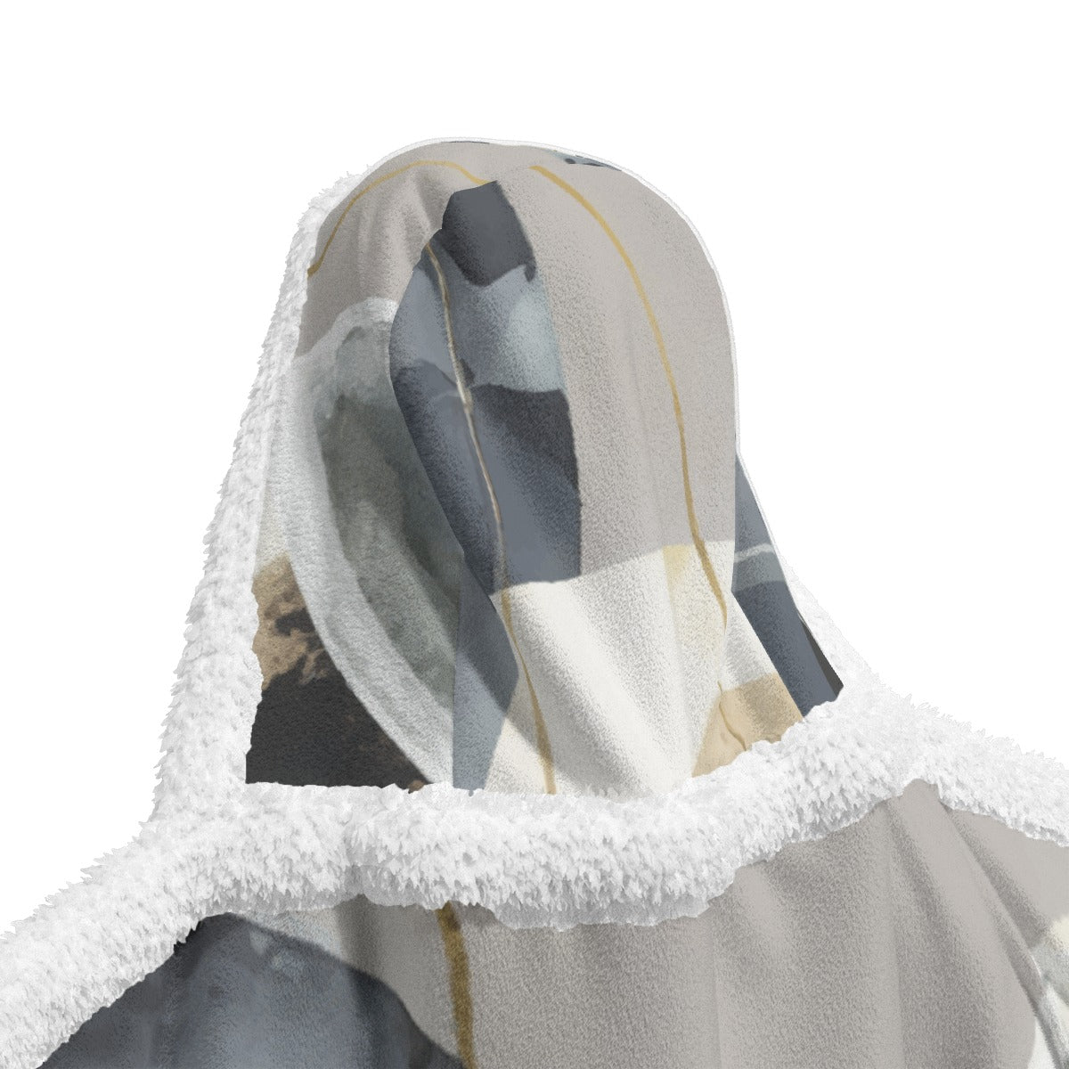 All-Over Print Unisex Wearable Hooded Blanket