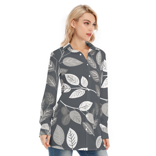 All-Over Print Women's Long Shirt