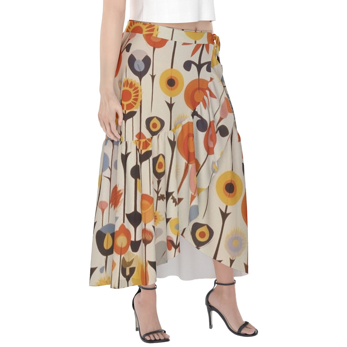 All-Over Print Women's Wrap Skirt