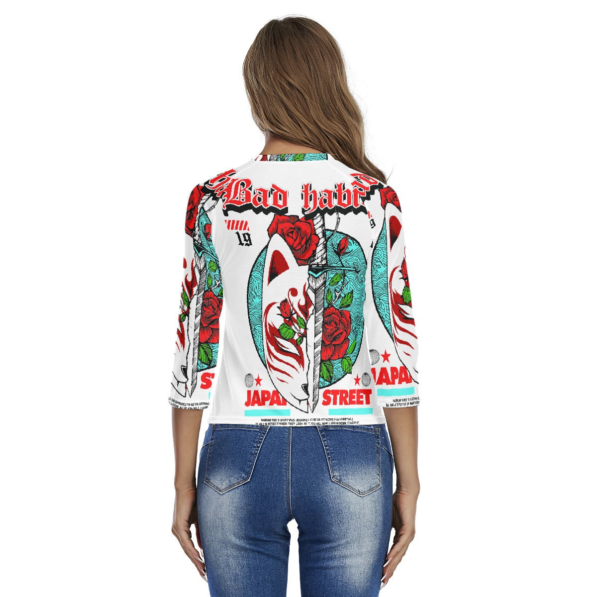 All-Over Print Women's Raglan Sleeves T-shirts