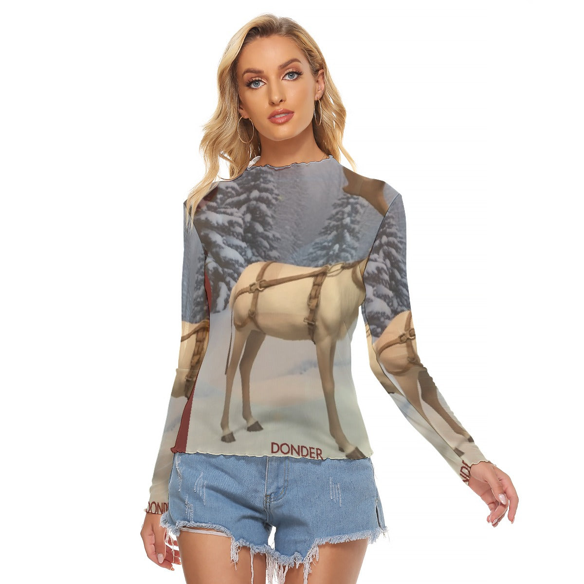 All-Over Print Women's Mesh T-shirt