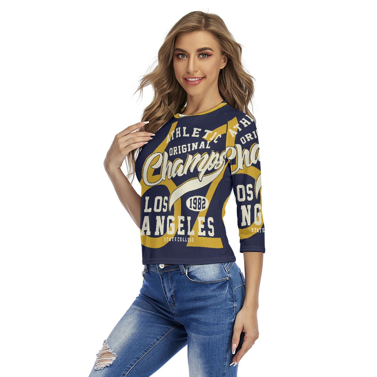 All-Over Print Women's Raglan Sleeves T-shirts