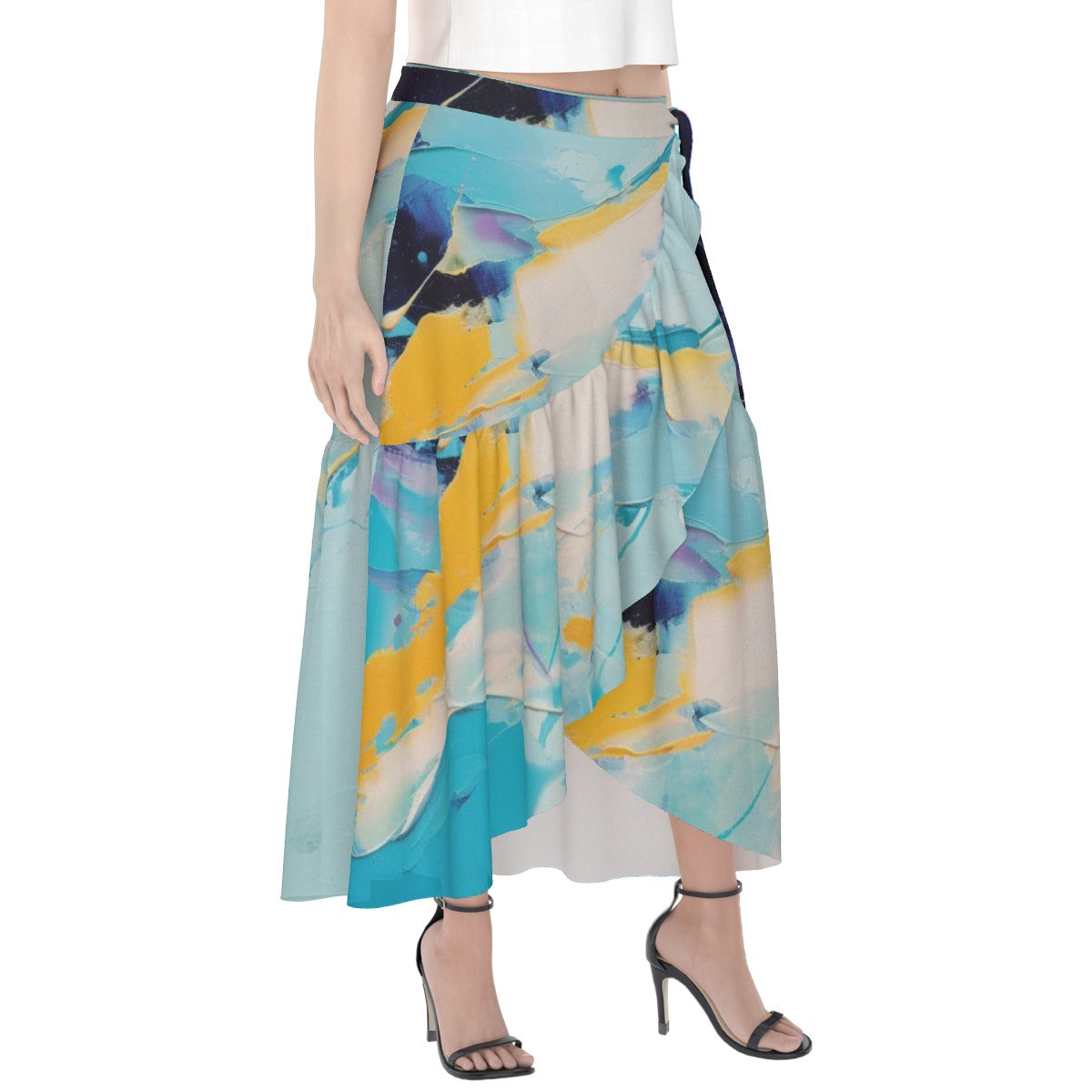 All-Over Print Women's Wrap Skirt