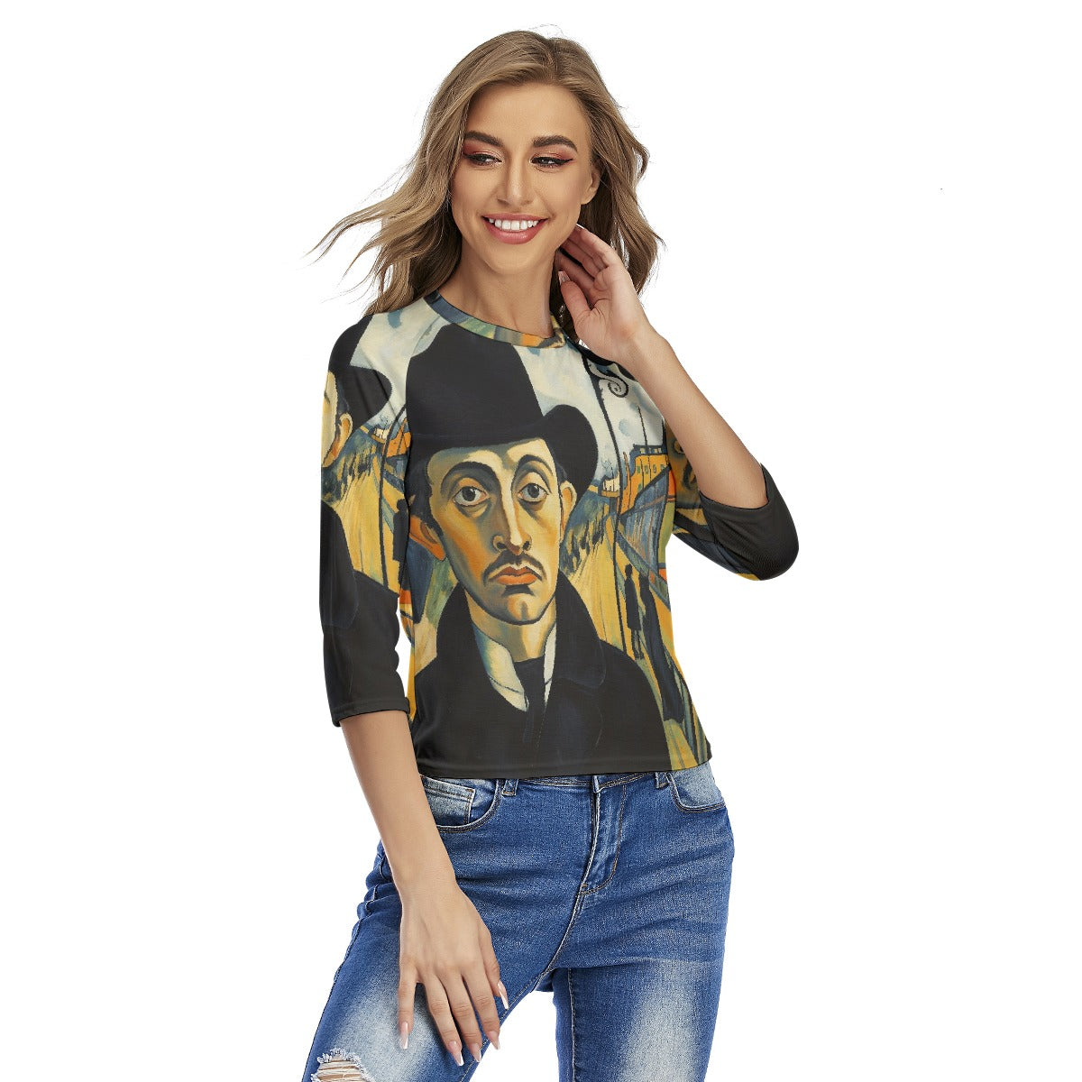 All-Over Print Women's Raglan Sleeves T-shirts