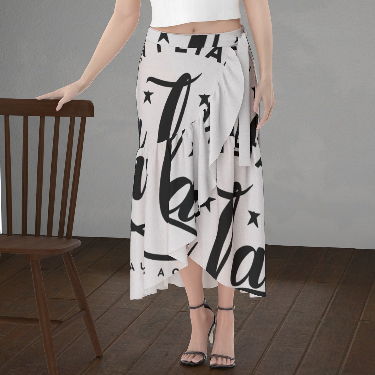 All-Over Print Women's Wrap Skirt