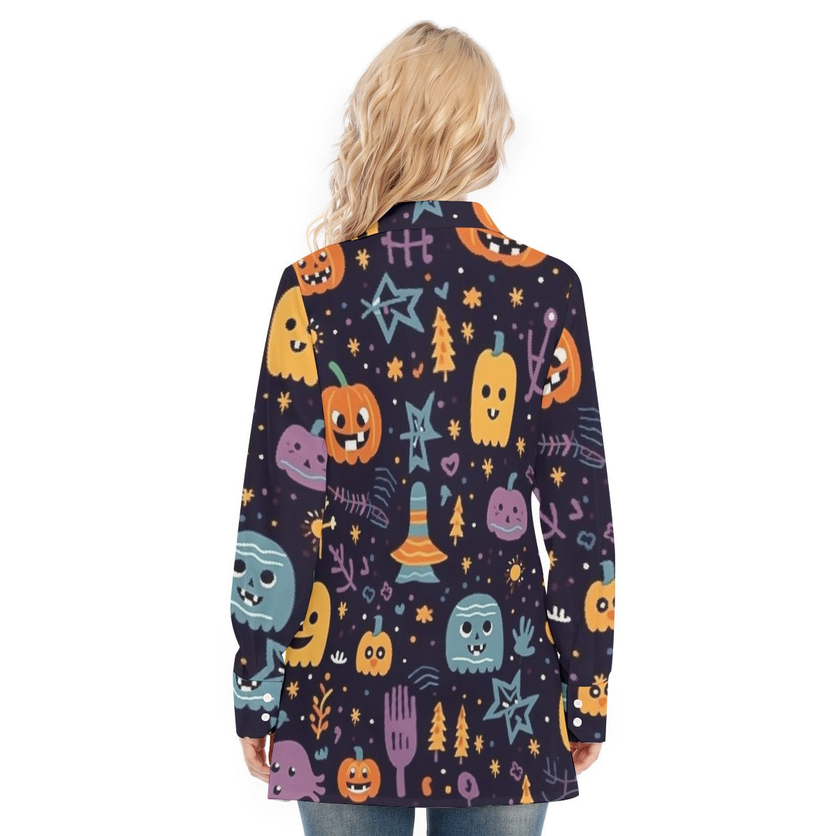 All-Over Print Women's Long Shirt