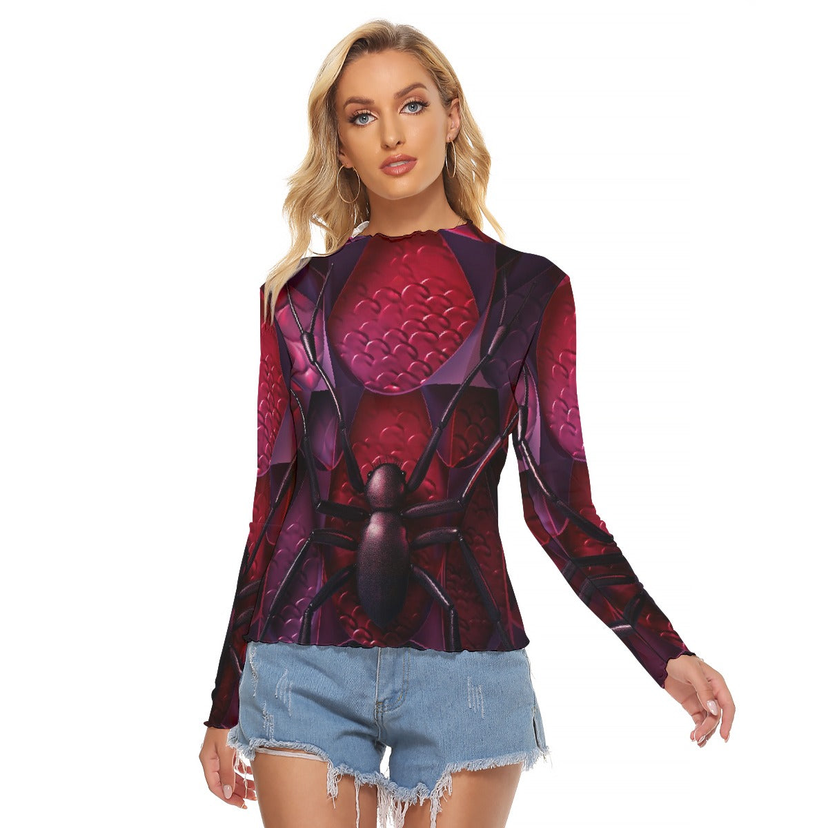 All-Over Print Women's Mesh T-shirt