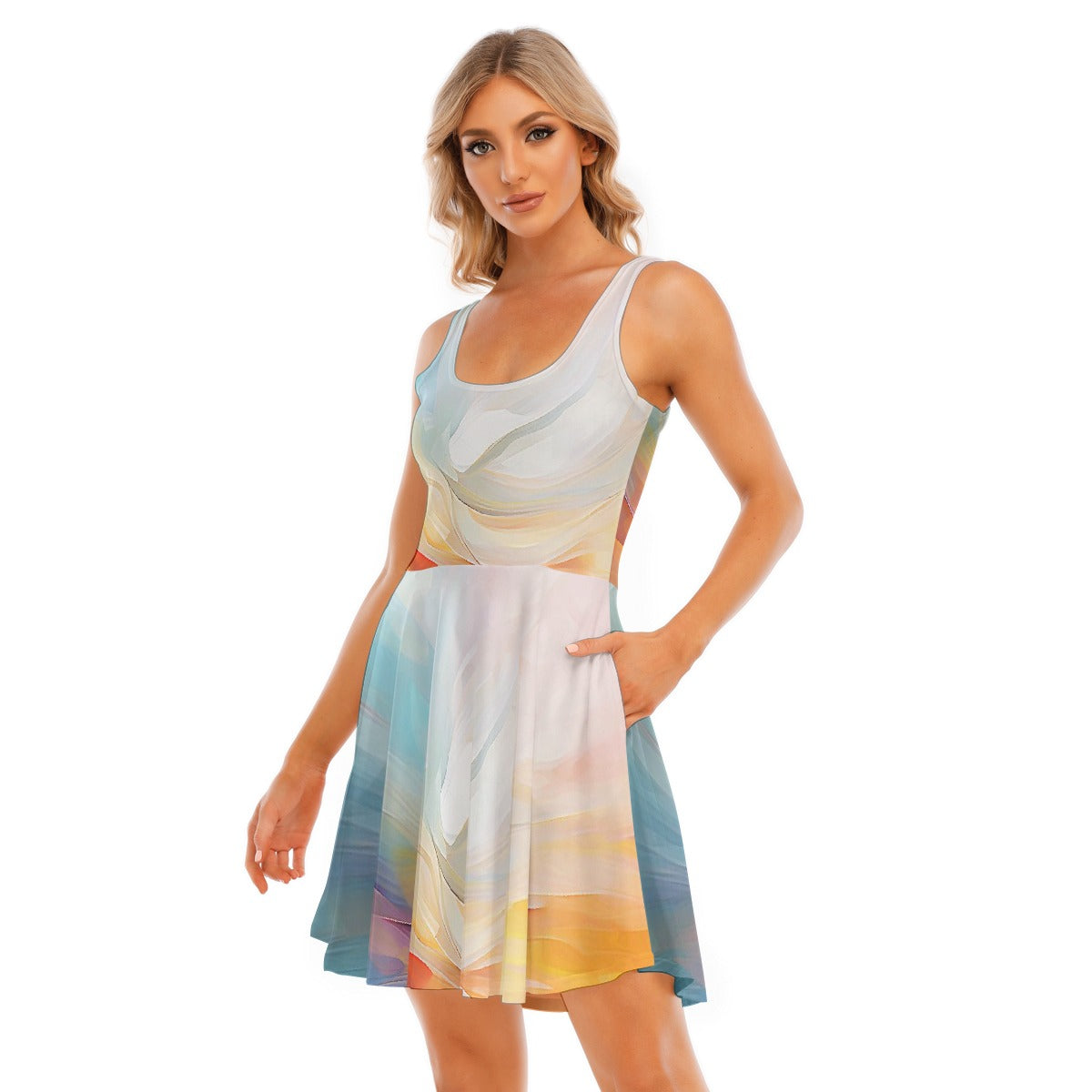 All-Over Print Women's Tank Vest Dress