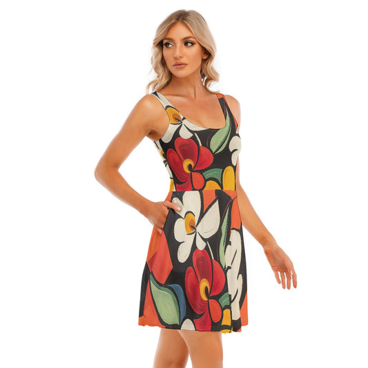 All-Over Print Women's Tank Vest Dress