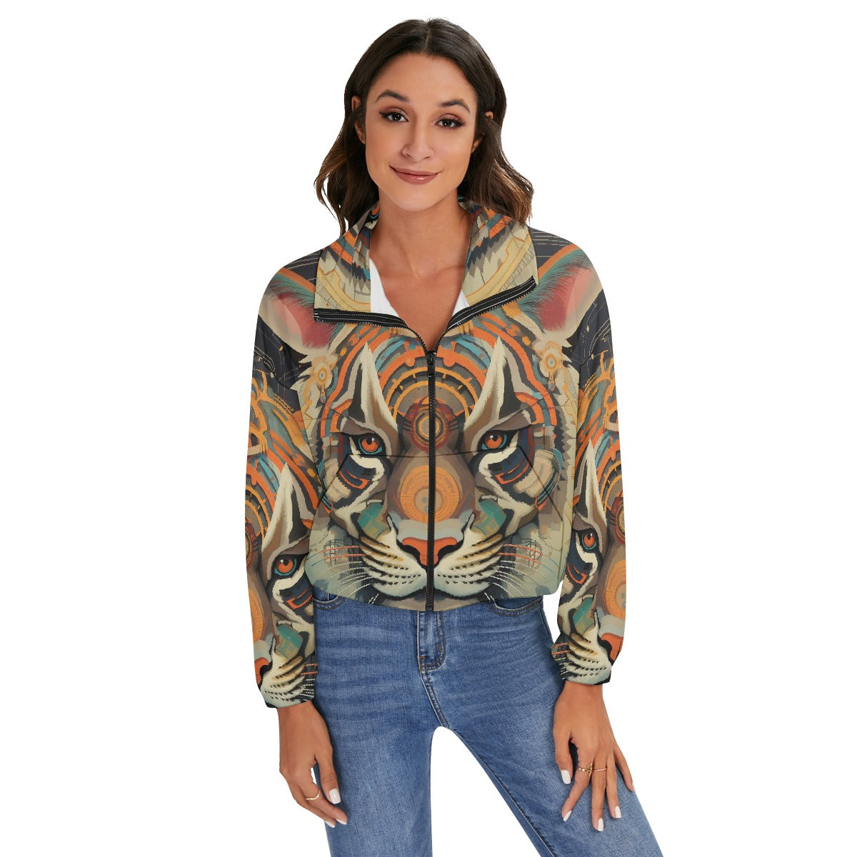 All-Over Print Women's Zip Jacket