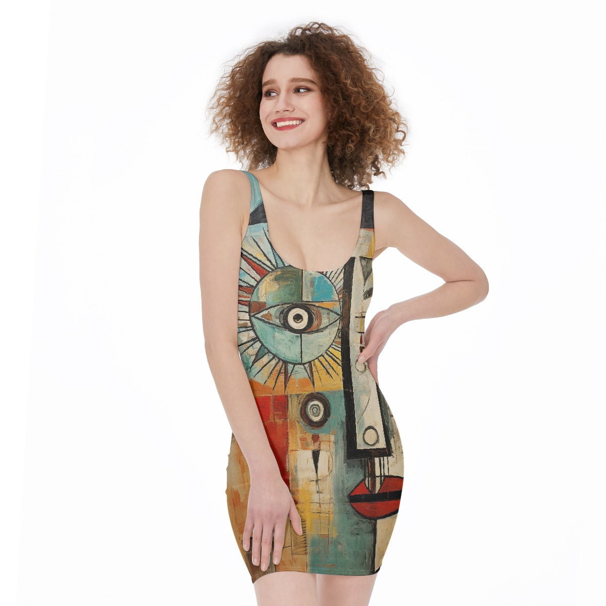 All-Over Print Women's Bodycon Dress