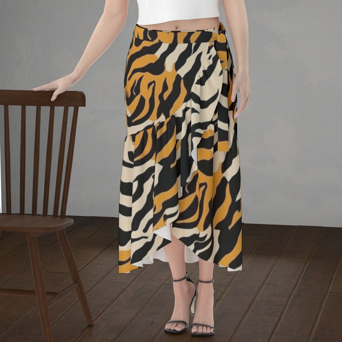 All-Over Print Women's Wrap Skirt