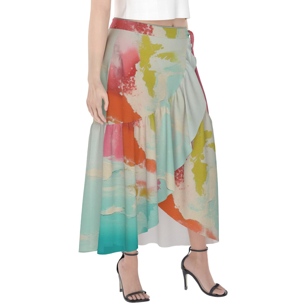 All-Over Print Women's Wrap Skirt