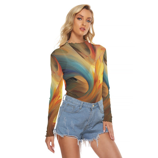 All-Over Print Women's Mesh T-shirt