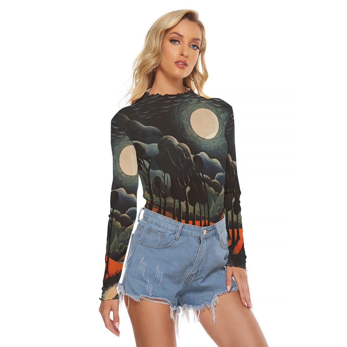 All-Over Print Women's Mesh T-shirt