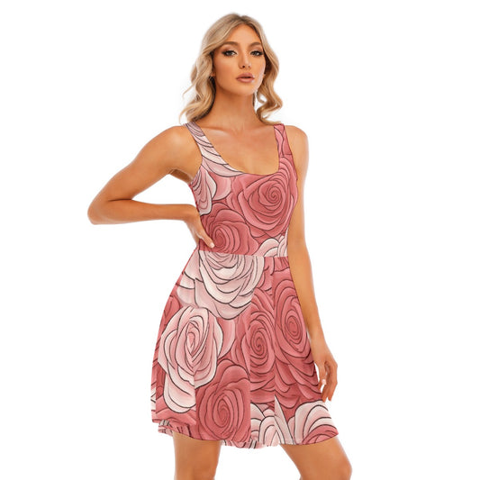 All-Over Print Women's Tank Vest Dress