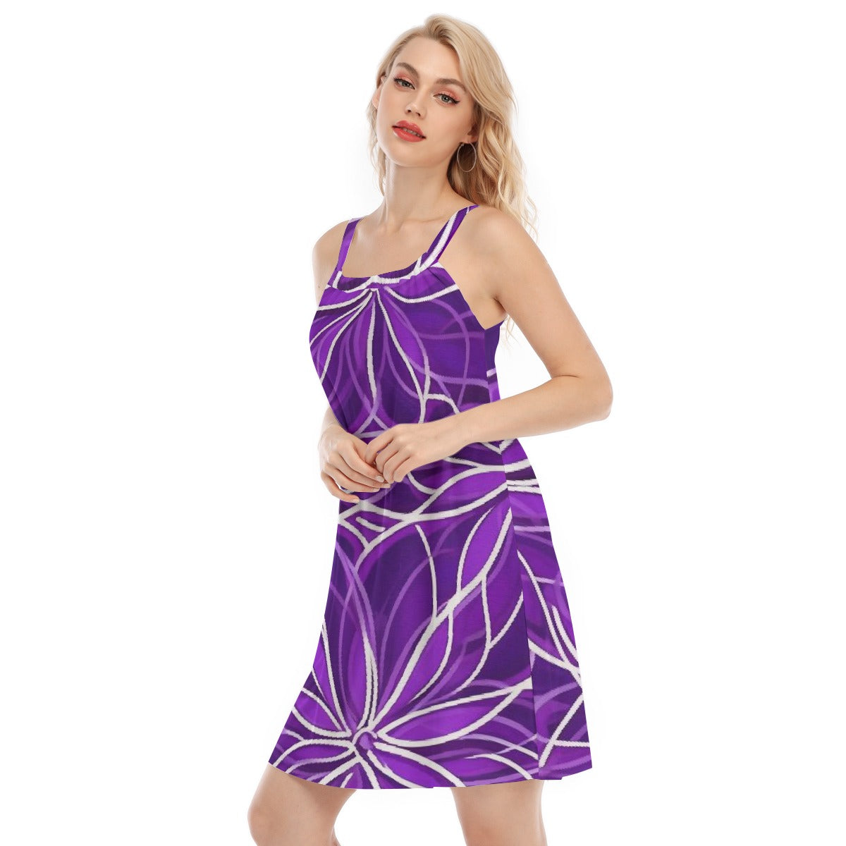 All-Over Print Women's Sleeveless Cami Dress