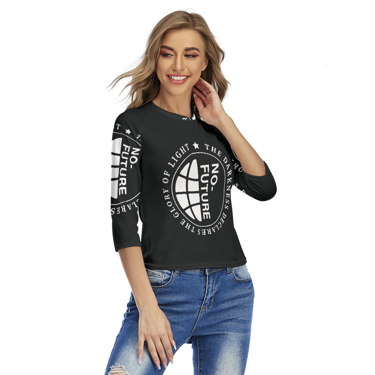 All-Over Print Women's Raglan Sleeves T-shirts