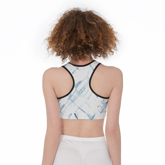 All-Over Print Sports Bra