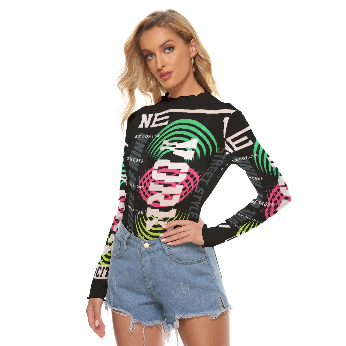 All-Over Print Women's Mesh T-shirt