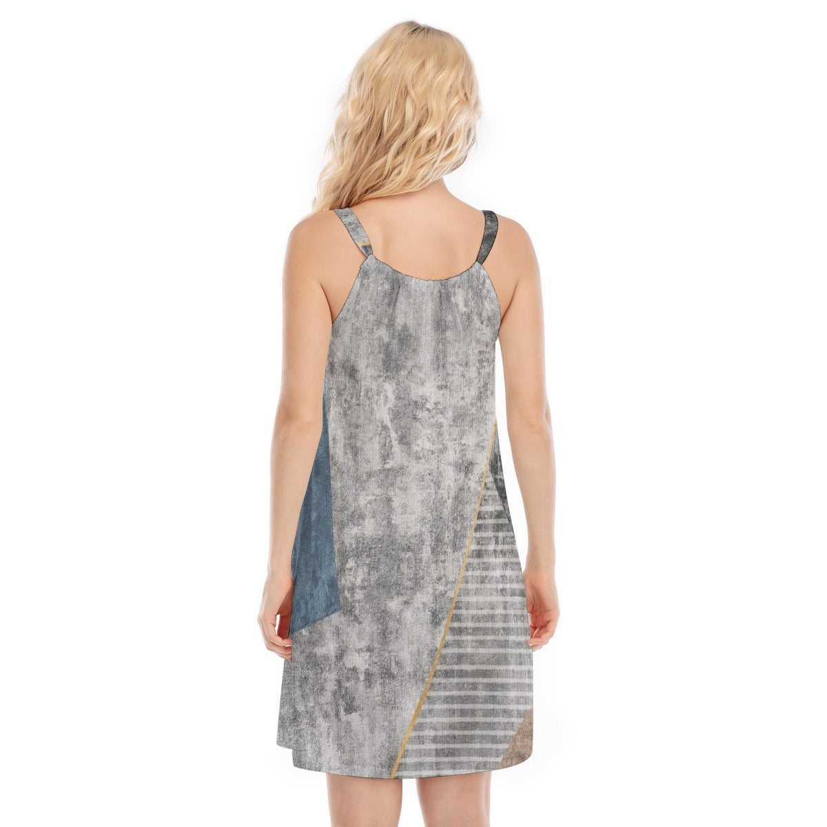 All-Over Print Women's O-neck Cami Dress