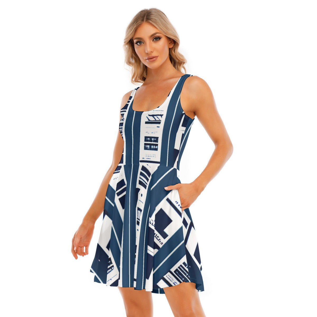 All-Over Print Women's Tank Vest Dress