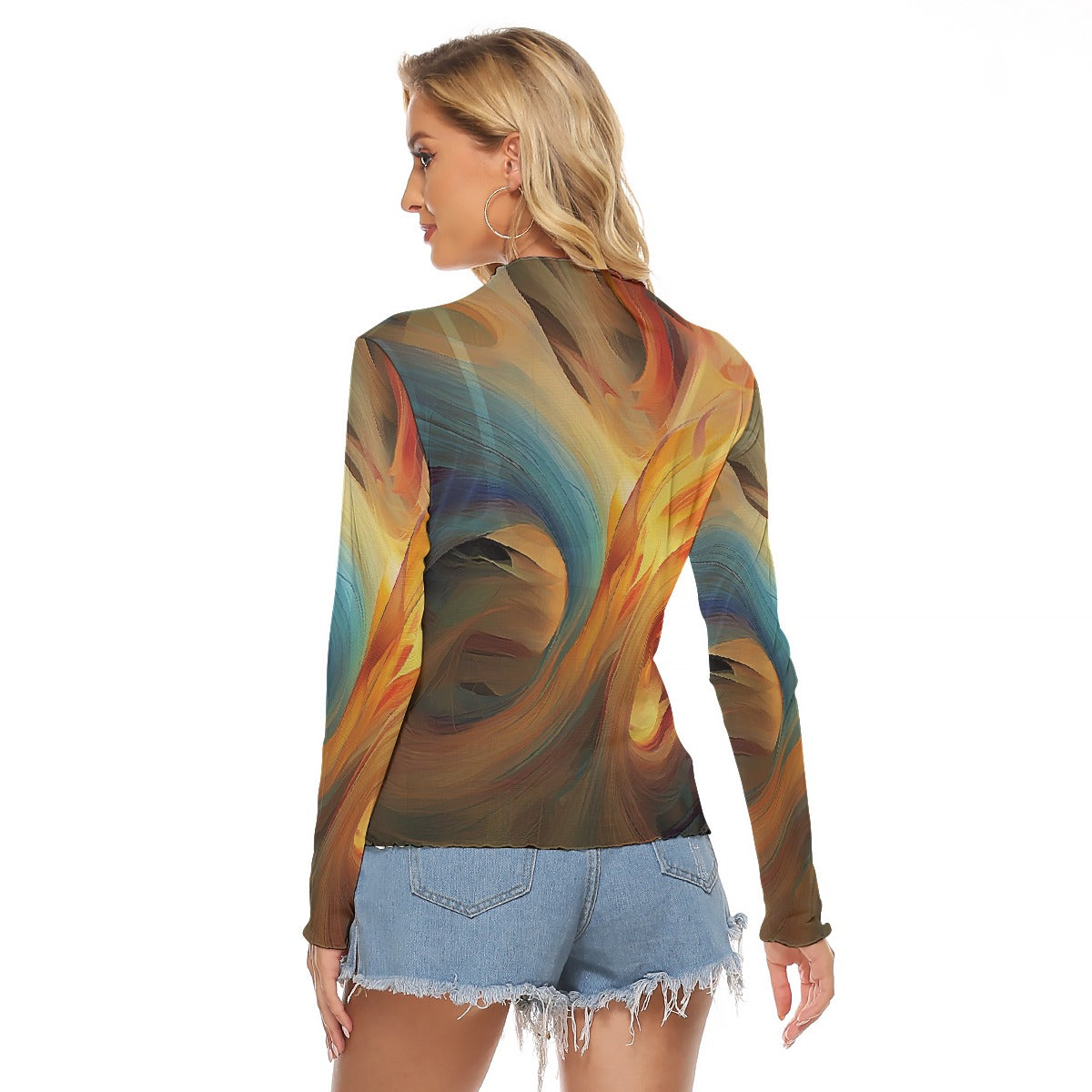 All-Over Print Women's Mesh T-shirt