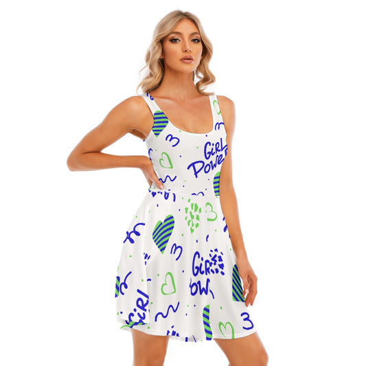 All-Over Print Women's Tank Vest Dress