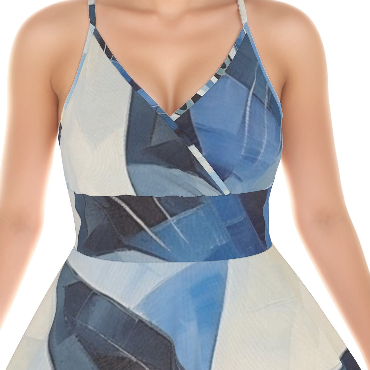 All-Over Print Women‘s Cross Cami Dress