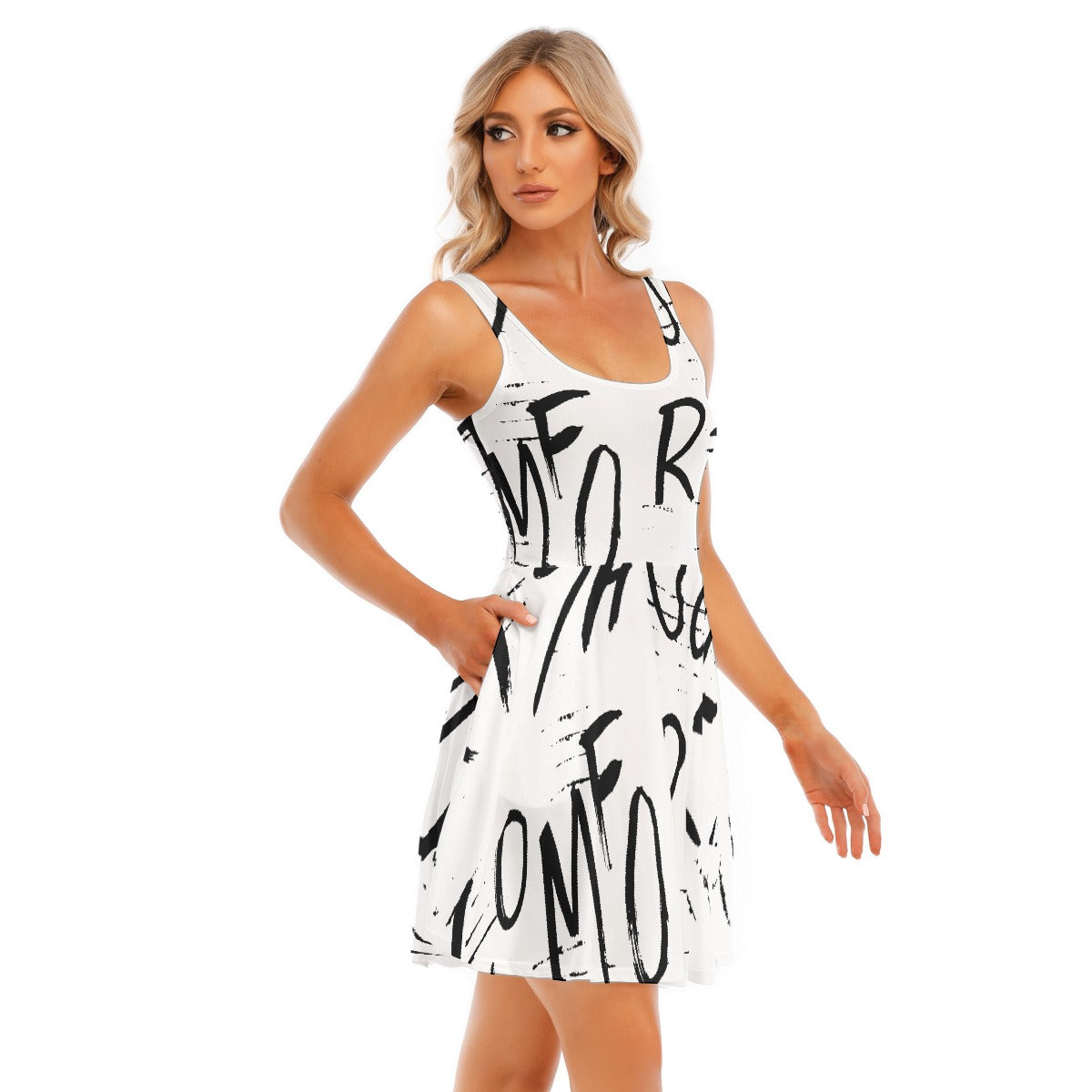 All-Over Print Women's Tank Vest Dress