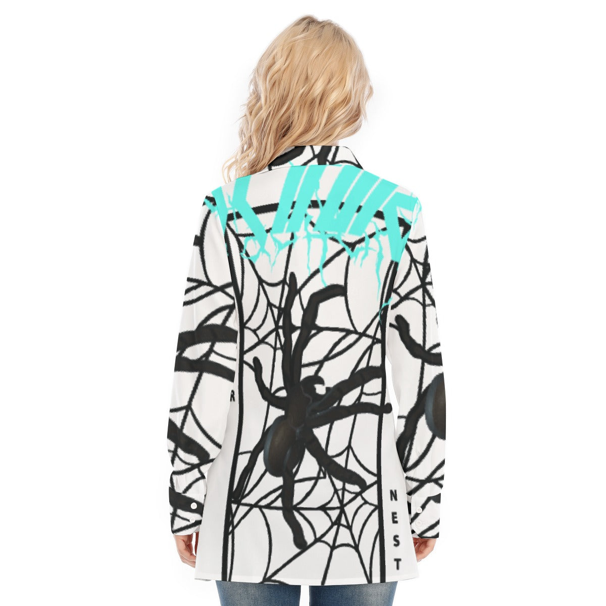 All-Over Print Women's Long Shirt