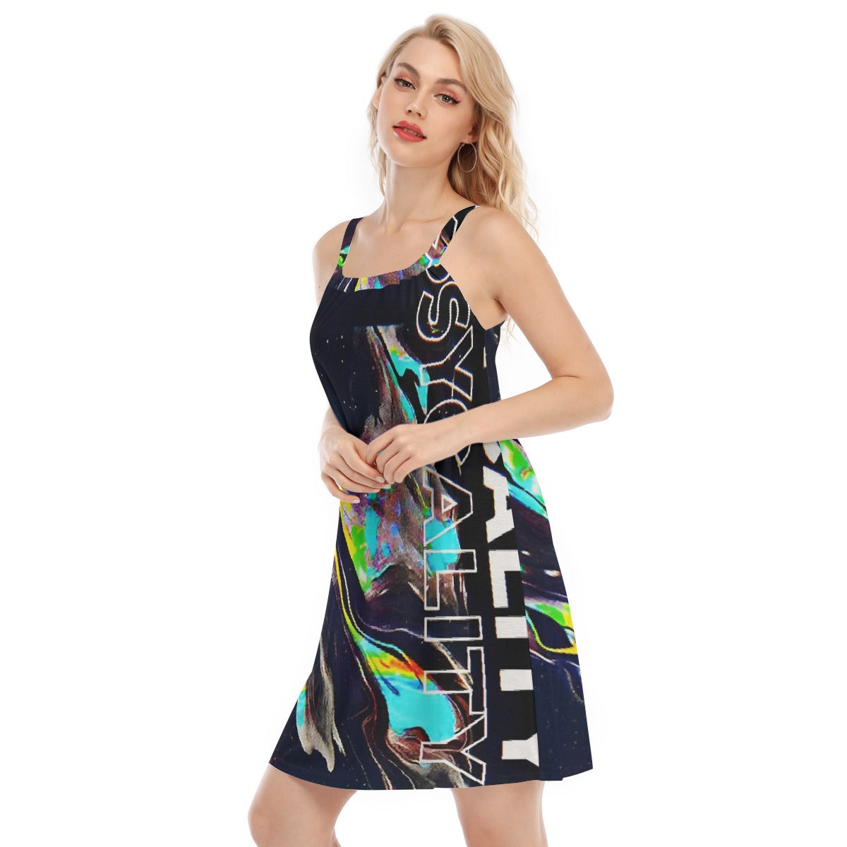 All-Over Print Women's Sleeveless Cami Dress